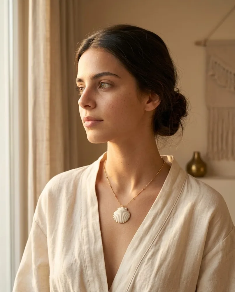 Collier Coquillage Nacré