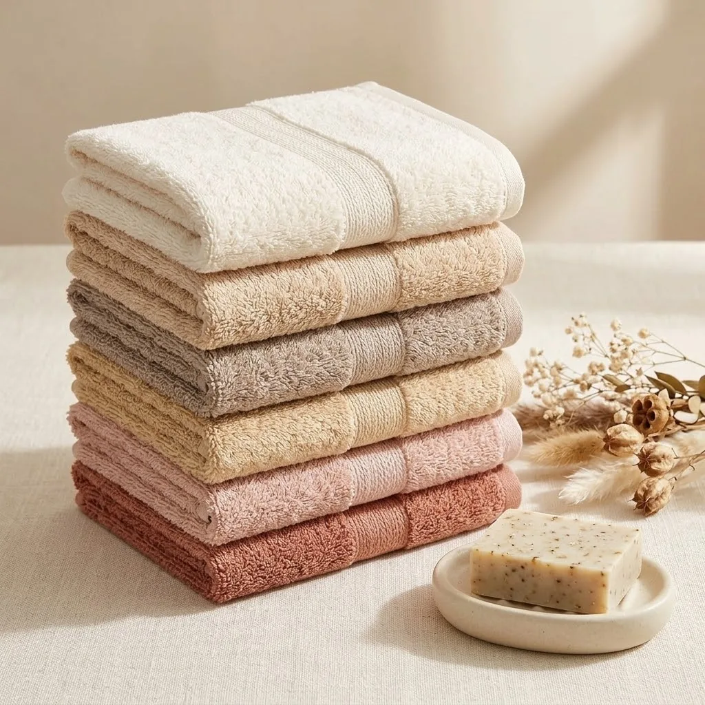 Serviettes Visage Coton — Lot de 4